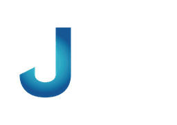 Logo da agência Jotta, uma letra J estilizada com um design moderno e profissional, representando a identidade visual da empresa de marketing digital.
